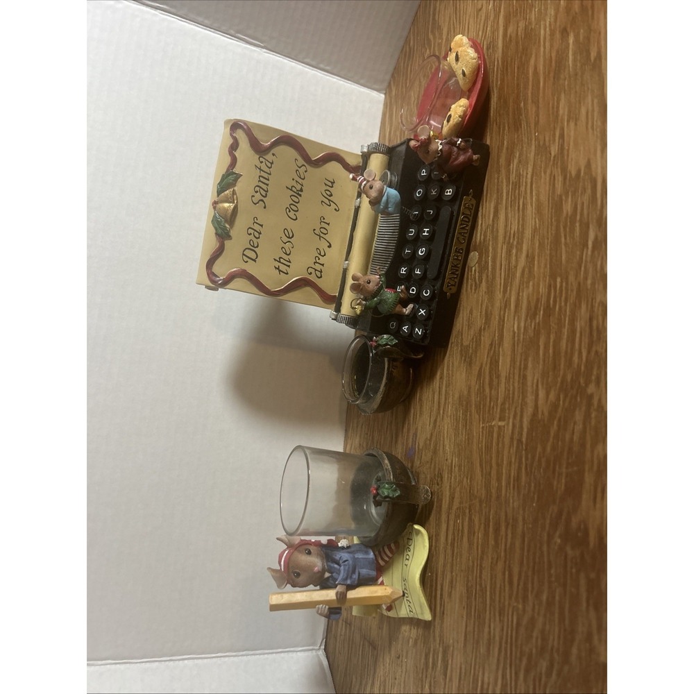 Yankee Candle Mouse Bundle Typewriter Tealight and Mouse Votive Letters to Santa - Picture 12 of 16